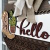 Brown Cowboy Boot with Cactus - Image 3