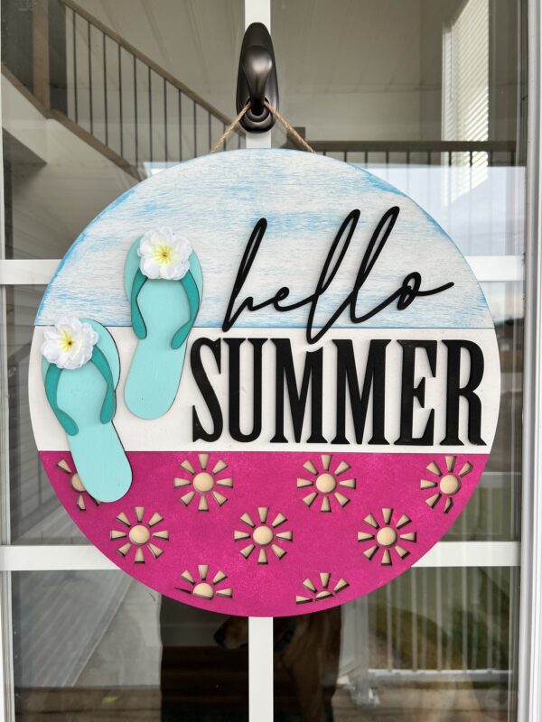 Hello Summer Flip Flops - Image 2