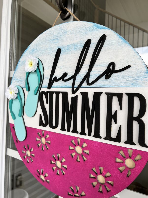 Hello Summer Flip Flops - Image 4