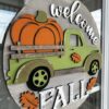 Welcome Fall Green Truck - Image 2