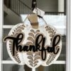 White Pumpkin Welcome/Thankful - Image 4