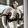 White Pumpkin Welcome/Thankful - Image 5
